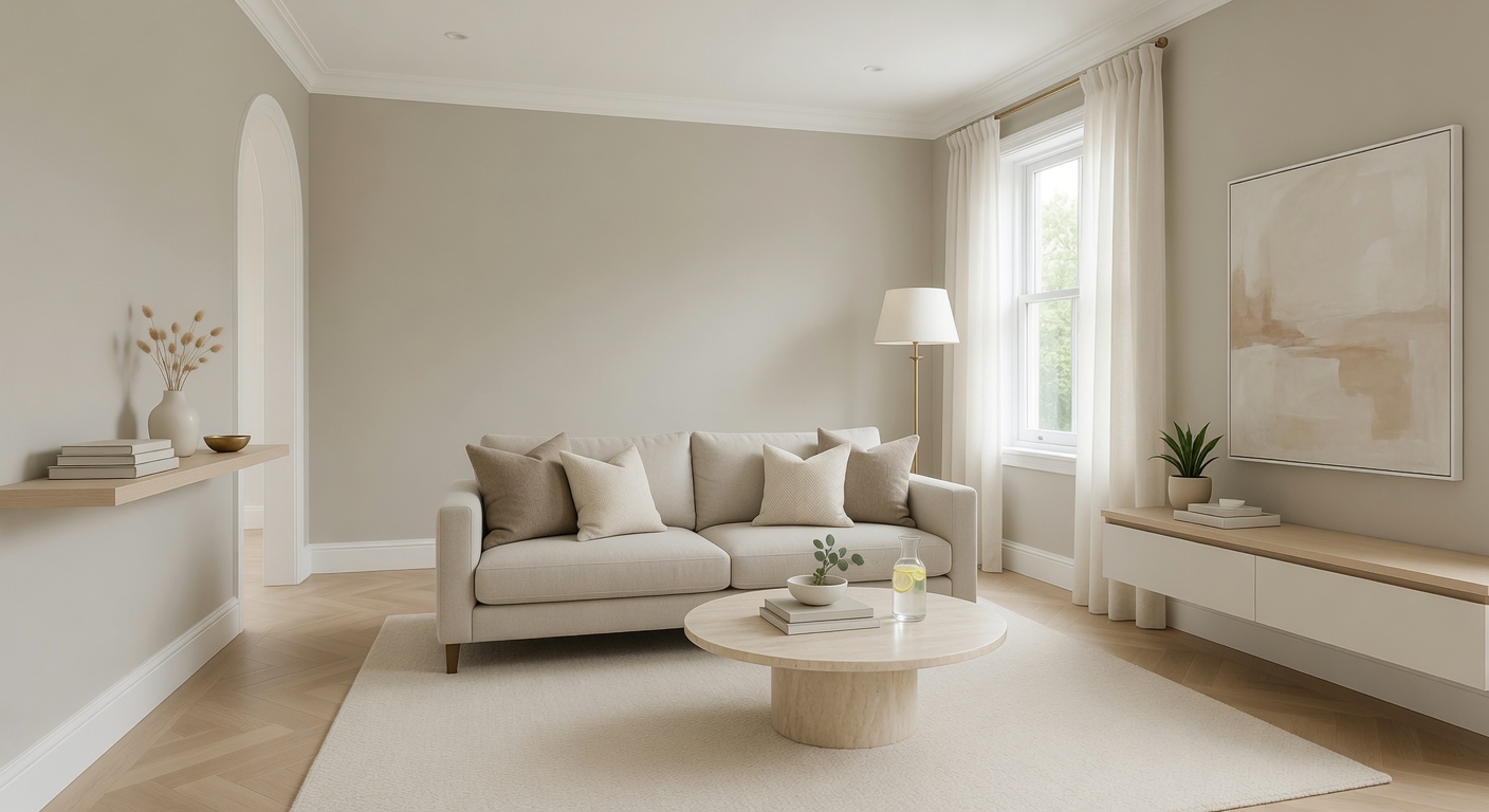 Bright, freshly refurbished and maintained modern residential interior — the kind of care Repala Construction delivers for clients across Berkshire and London